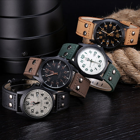 Women's Watch Elegant and Versatile: SOKI Women's Leather Band Watch and  Bracelet Set – Relojes BBB