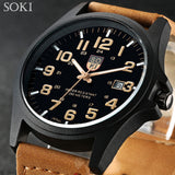 SOKI Brand Hours Digital Watch relojes para hombre Men's Clock Quartz Relogio Masculino Military Sport Men's Casual Wristwatches